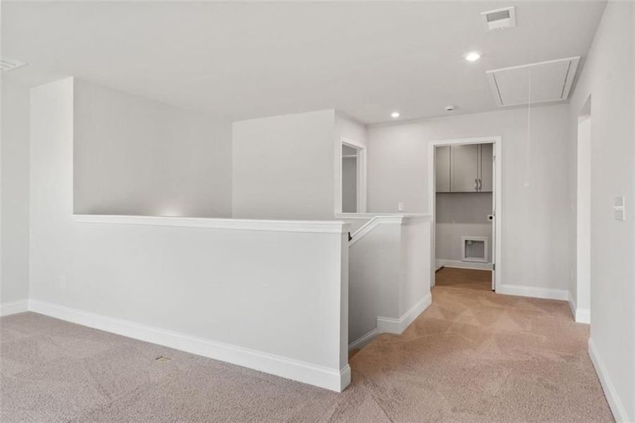 Spacious, unfurnished interior of a new home in Wehunt Meadows, Hoschton (Image 109).