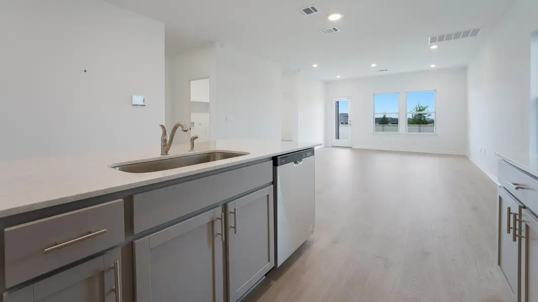 Furnished interior view inside a new home in Prairie Lakes, Buda (Image 8).