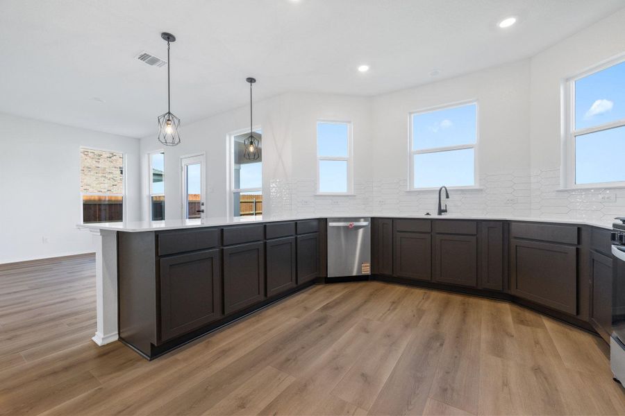 Furnished interior view inside a new home in Salerno - Heritage Collection, Round Rock (Image 9).