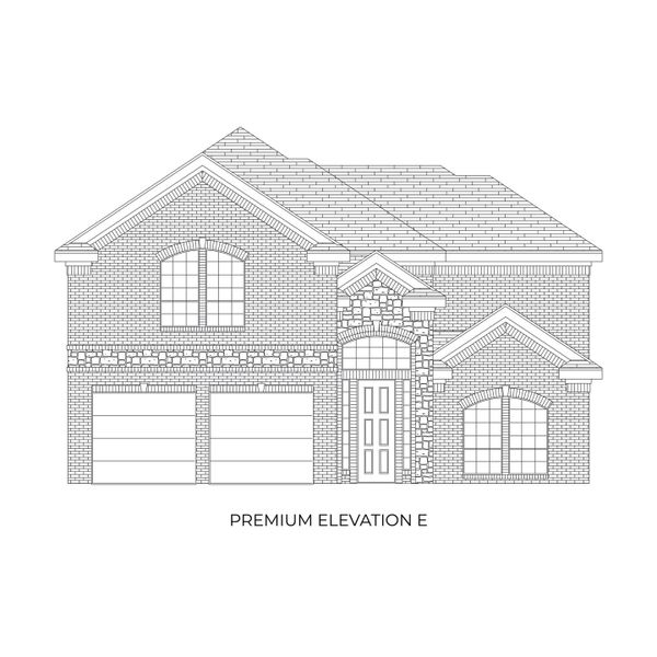 Representative exterior photo of a completed home built from the Cooper F by First Texas Homes in Grayhawk Addition, Forney, TX (Image 18). Representative exterior photo of a completed home built from the Cooper F by First Texas Homes in Grayhawk Addition, Forney, TX (Image 18).