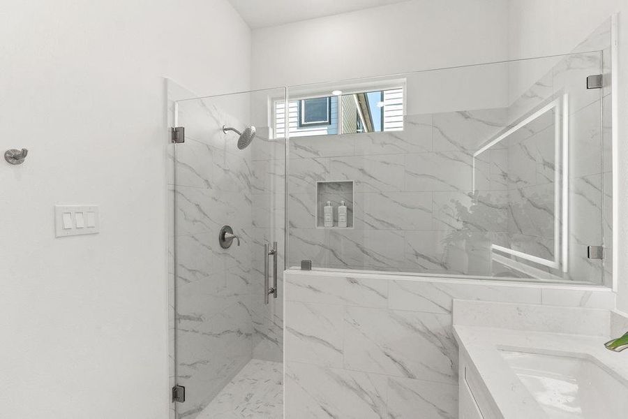 Furnished interior view inside a new home in , Houston (Image 14).