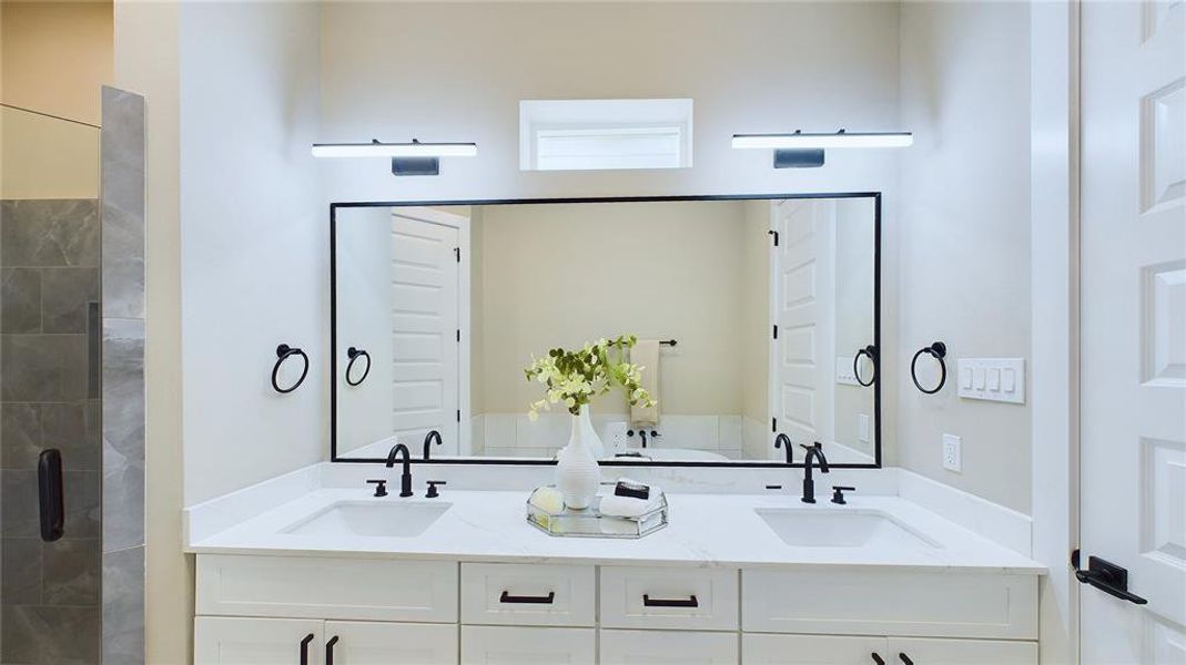 From the spacious vanity to the elegant lighting, every detail is designed to elevate your daily routine.