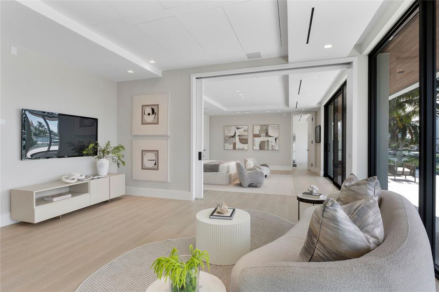 Furnished interior view inside a new home in , Fort Lauderdale (Image 40).