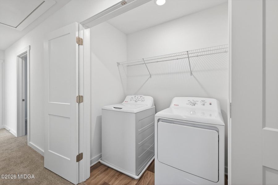 Furnished interior view inside a new home in Langston Place, Perry (Image 16).