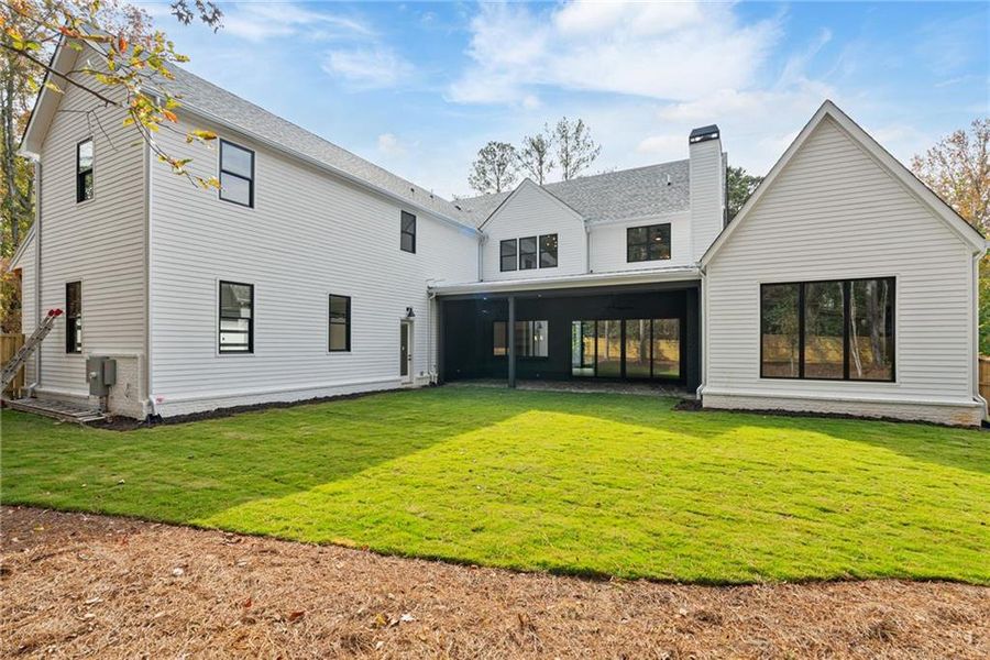 Exterior details and patio area of a home in , Alpharetta (Image 29).