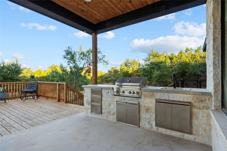 Exterior details and patio area of a home in , Marble Falls (Image 18).