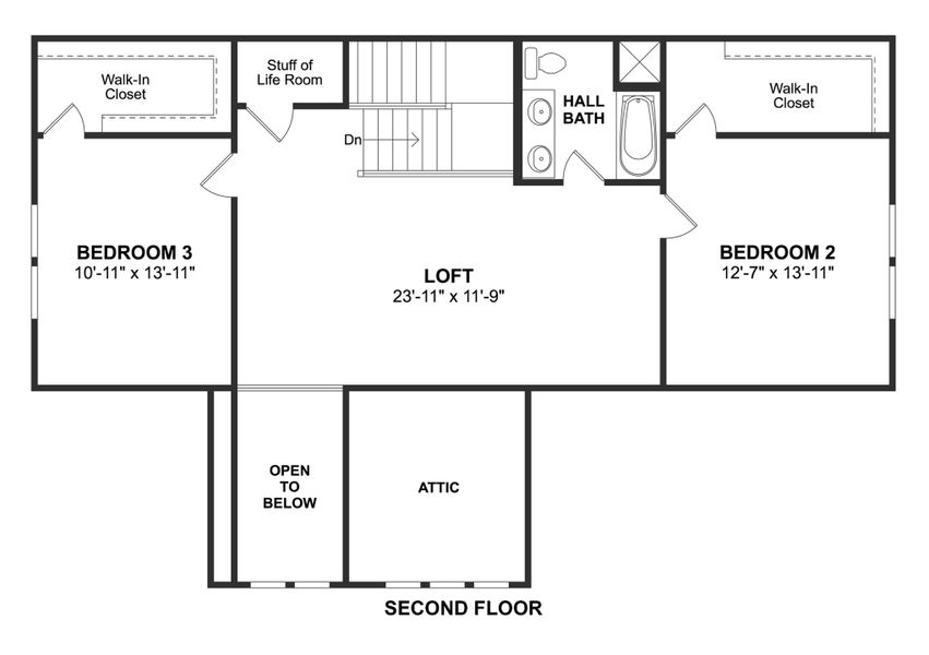 2D floor plan layout for the Munich ESP by K. Hovnanian® Homes in Westland Ranch - 70' Homesites, League City, TX (Image 5). 2D floor plan layout for the Munich ESP by K. Hovnanian® Homes in Westland Ranch - 70' Homesites, League City, TX (Image 5).