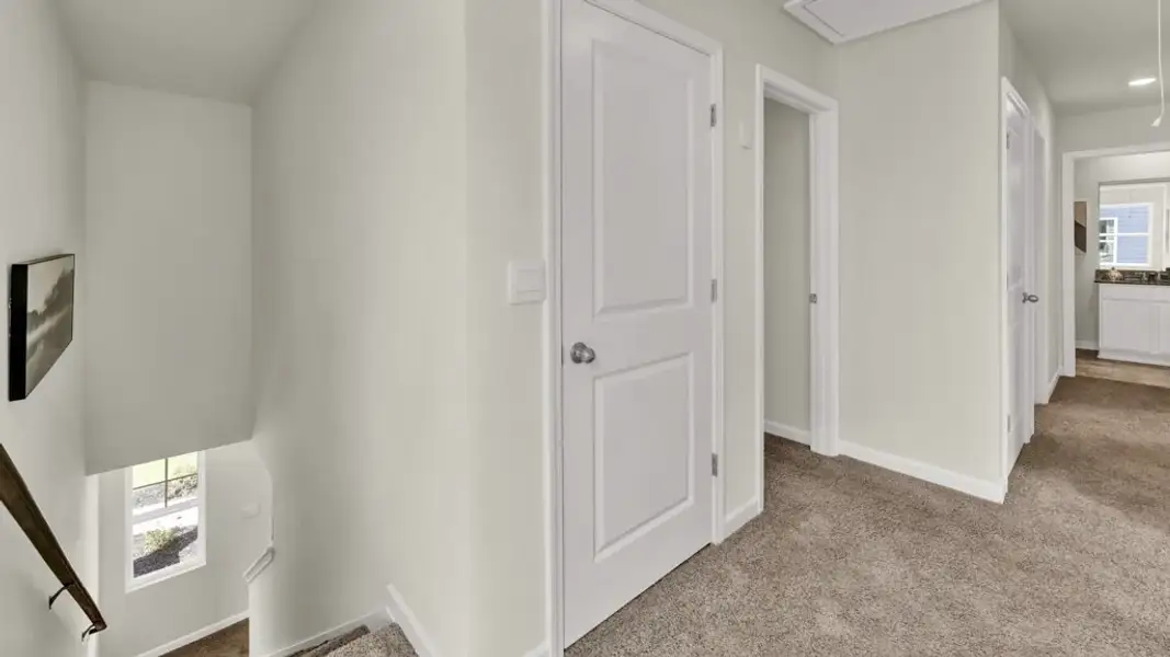 Spacious, unfurnished interior of a new home in Keebler Meadows, Johnson City (Image 21).