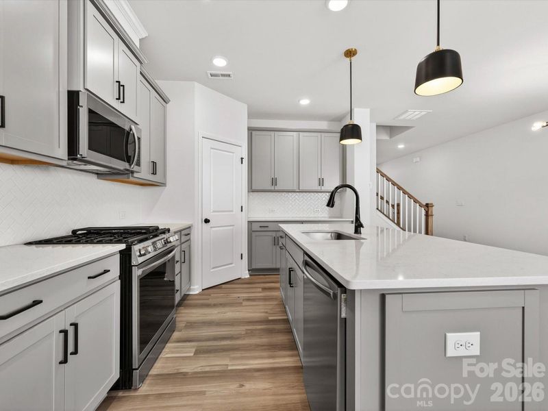 Furnished interior view inside a new home in North Creek Village, Huntersville (Image 13).