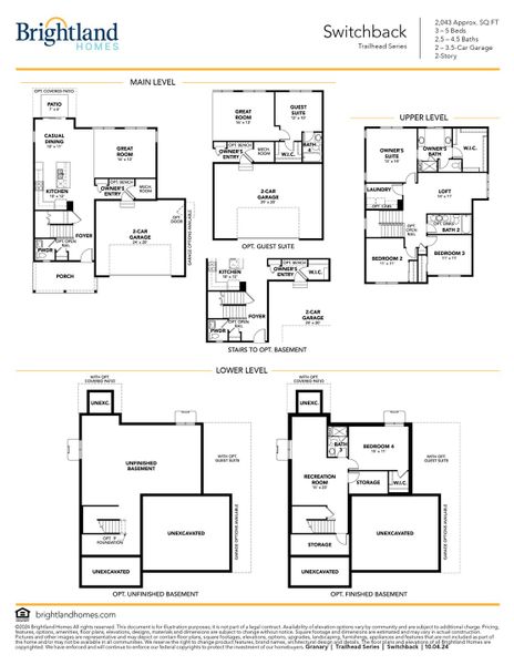 Switchback Floor Plan