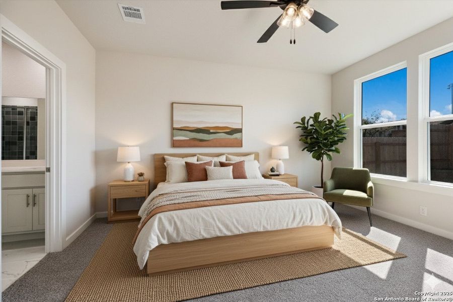 Furnished interior view inside a new home in Avondale, San Antonio (Image 7). Furnished interior view inside a new home in Avondale, San Antonio (Image 7).