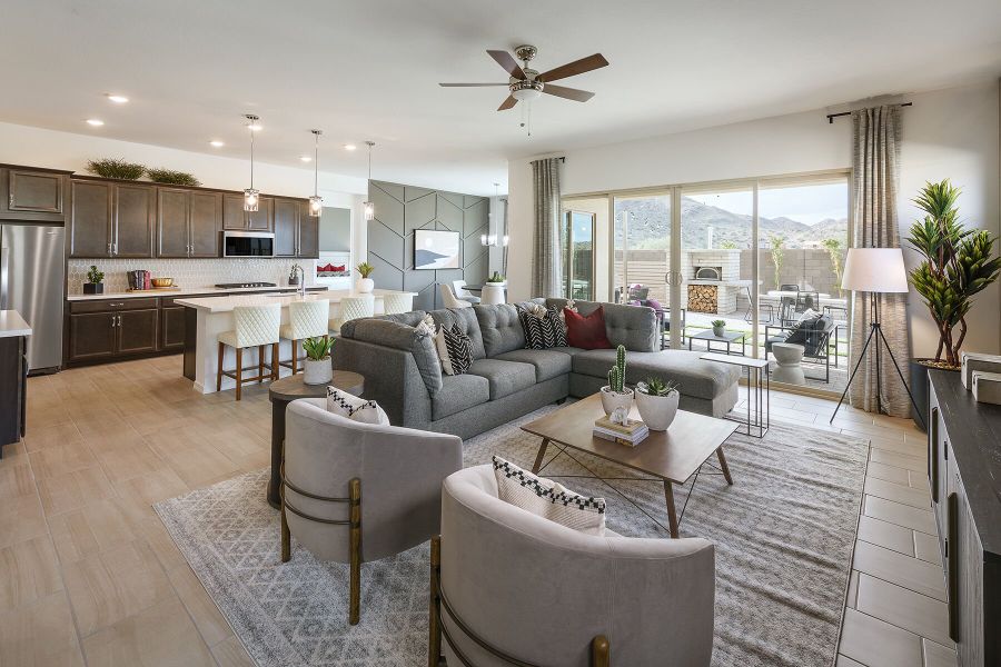 Representative furnished interior of a home built from the Mercury by Mattamy Homes in Pinnacle at San Tan Heights, San Tan Valley (Image 6).