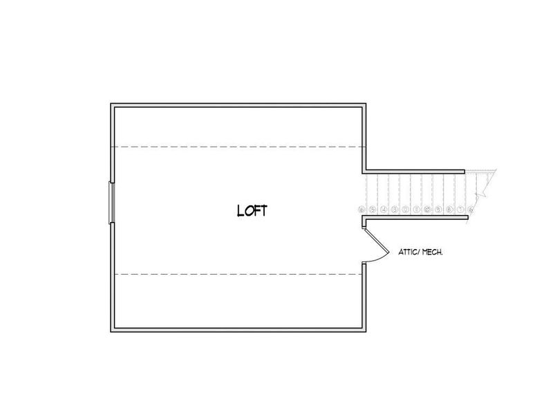 2D floor plan layout for the The Rosewood II by My Home Communities in Magnolia Ridge, Monroe, GA (Image 4).
