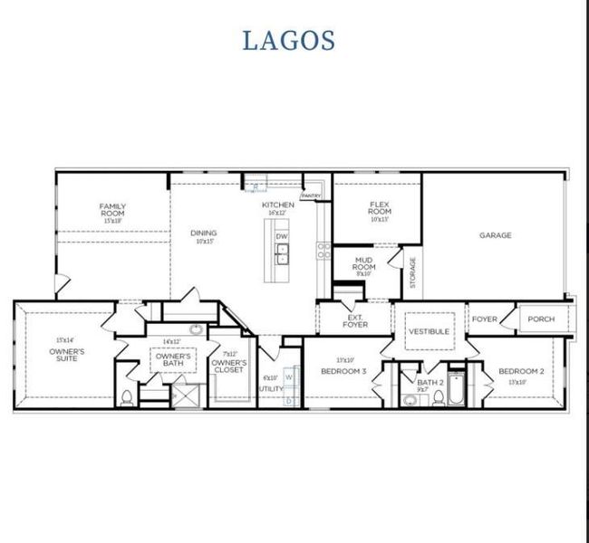 2D floor plan layout of this home in , Beasley, TX (Image 2). 2D floor plan layout of this home in , Beasley, TX (Image 2).