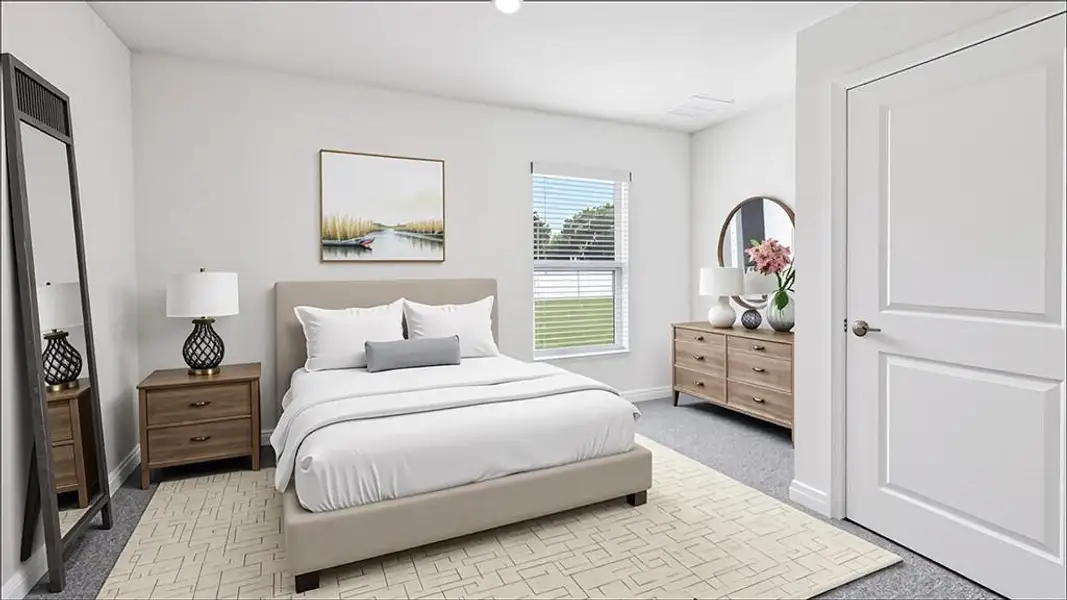 Furnished interior view inside a new home in Sherwood Manor, South Fulton (Image 3).