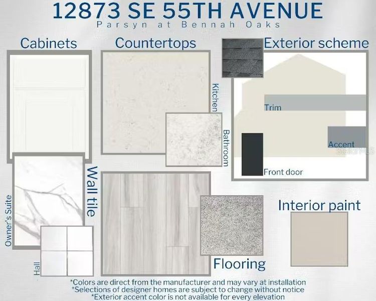 Sample of building materials used in homes in Bennah Oaks, Belleview (Image 3).
