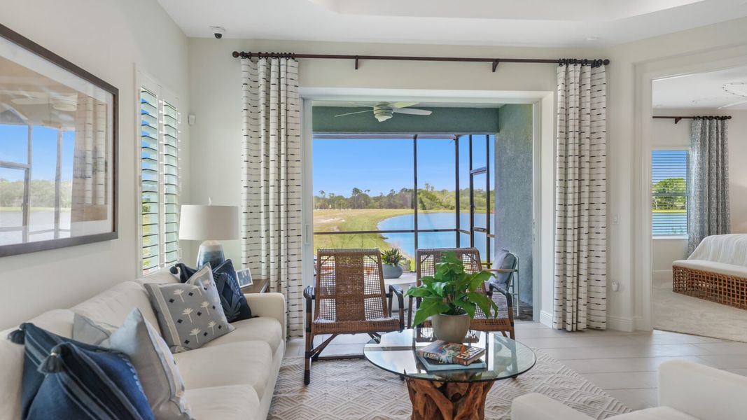 Furnished interior view inside a new home in Wildleaf, Parrish (Image 38).