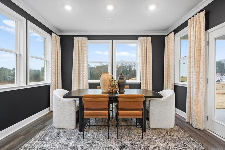 Furnished interior view inside a new home in Auburn Glen, Dacula (Image 21).