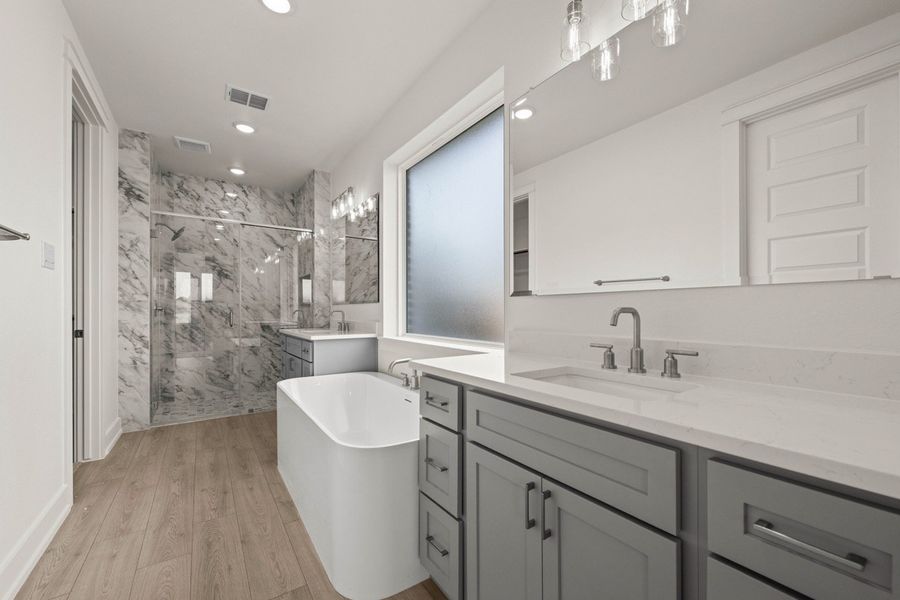 Furnished interior view inside a new home in Bella Charca, Nolanville (Image 3).