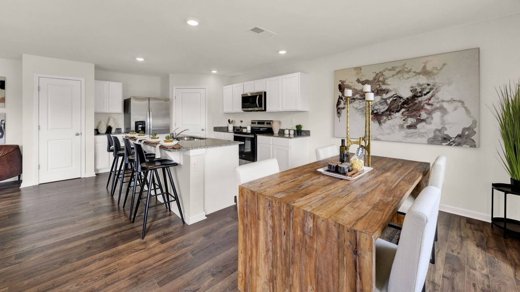 Furnished interior view inside a new home in Evergreen Landing, Rossville (Image 9).