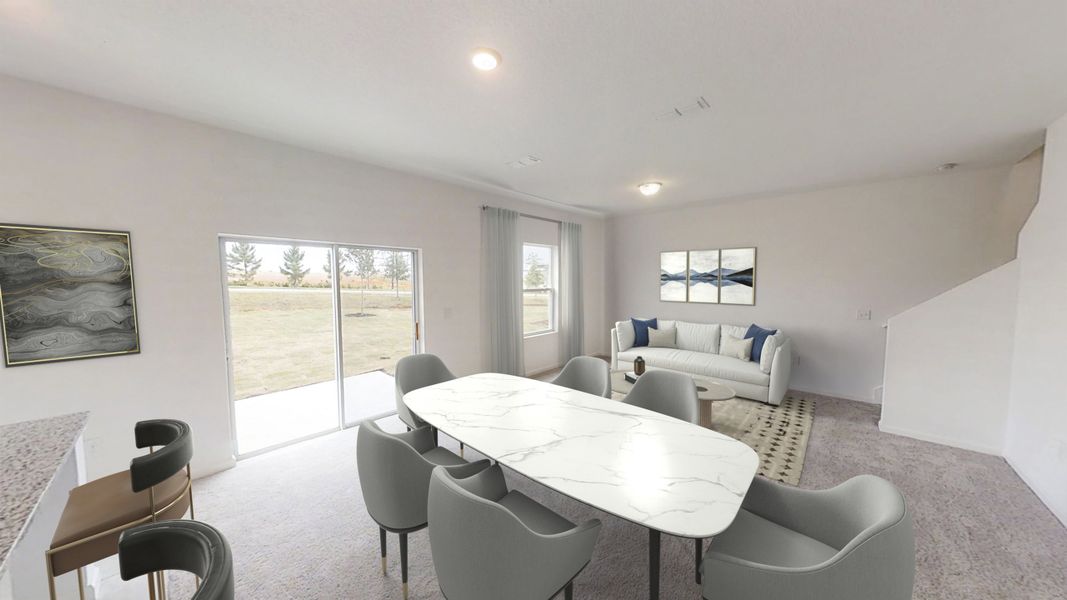 Representative furnished interior of a home built from the Beacon by Starlight Homes in Belair Place, Sanford (Image 6). Representative furnished interior of a home built from the Beacon by Starlight Homes in Belair Place, Sanford (Image 6).