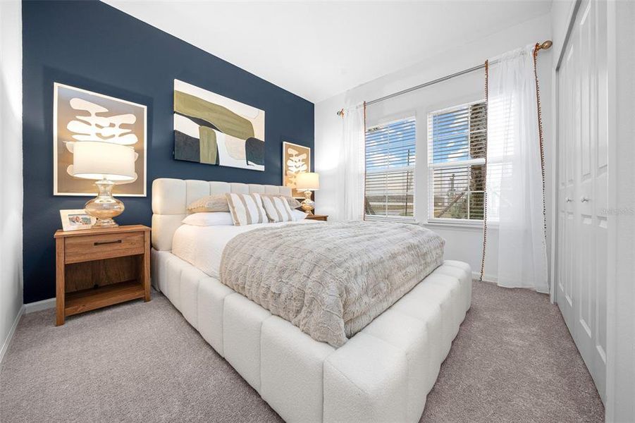 Furnished interior view inside a new home in Pioneer Ranch: Pioneer Ranch 60's, Ocala (Image 9).