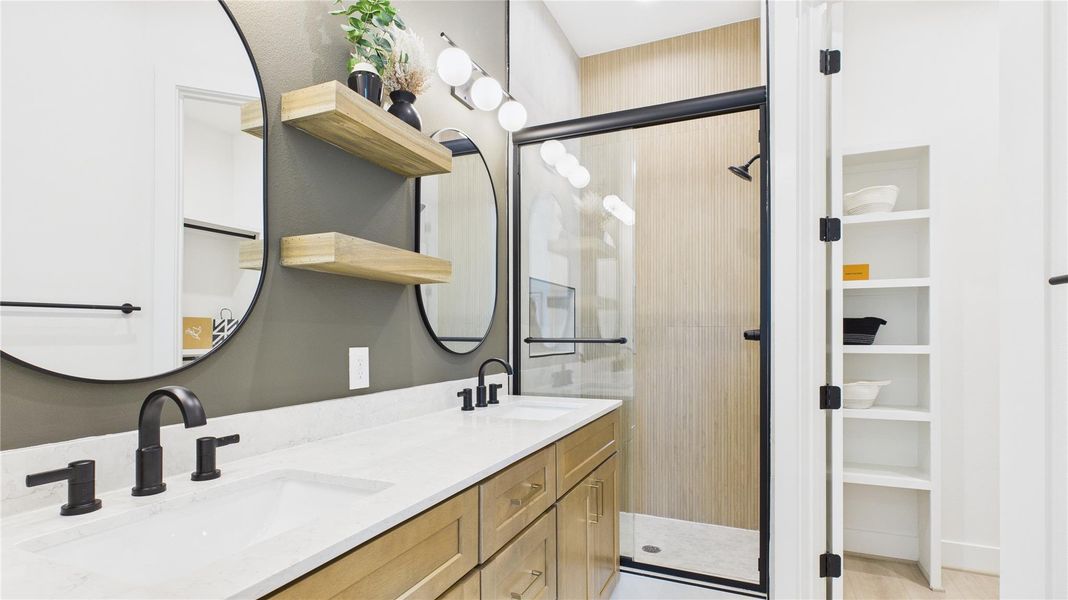 Furnished interior view inside a new home in , Houston (Image 6).