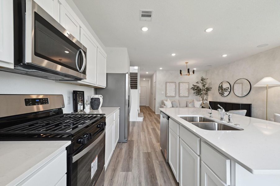 Furnished interior view inside a new home in Legacy Park, Houston (Image 14).