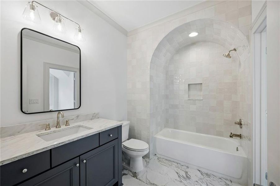 Furnished interior view inside a new home in , Atlanta (Image 16).