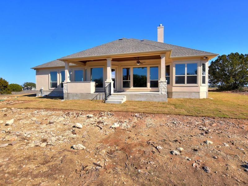 Representative exterior details of a home built from the Siena II by Giddens Homes in Clearwater Ranch, Liberty Hill (Image 68).