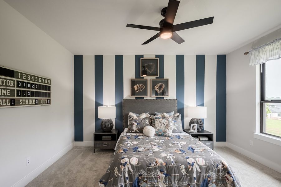Representative furnished interior of a home built from the Meritage by Tri Pointe Homes in Legacy Grove, Montgomery (Image 78).
