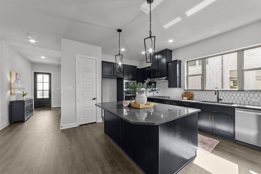 Furnished interior view inside a new home in South Pointe Manor Series, Mansfield (Image 12). Furnished interior view inside a new home in South Pointe Manor Series, Mansfield (Image 12).