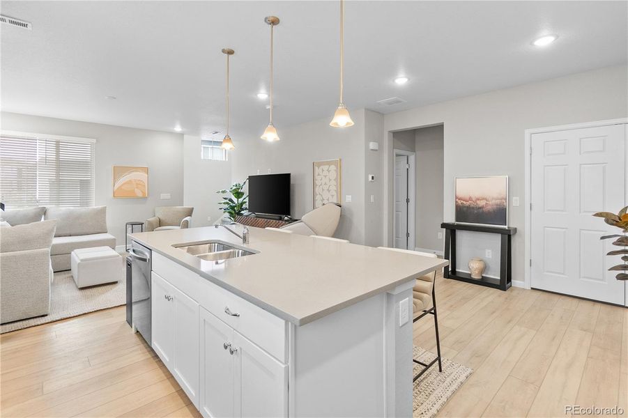 Furnished interior view inside a new home in , Parker (Image 24).