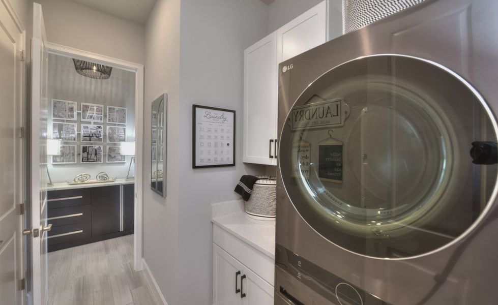 Furnished interior view inside a new home in Mosaic, Daytona Beach (Image 21). Furnished interior view inside a new home in Mosaic, Daytona Beach (Image 21).