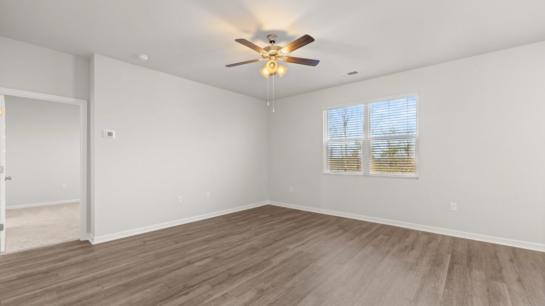 Representative unfurnished interior of a home built from the Elle by D.R. Horton in Highland Hills, Graniteville (Image 14).