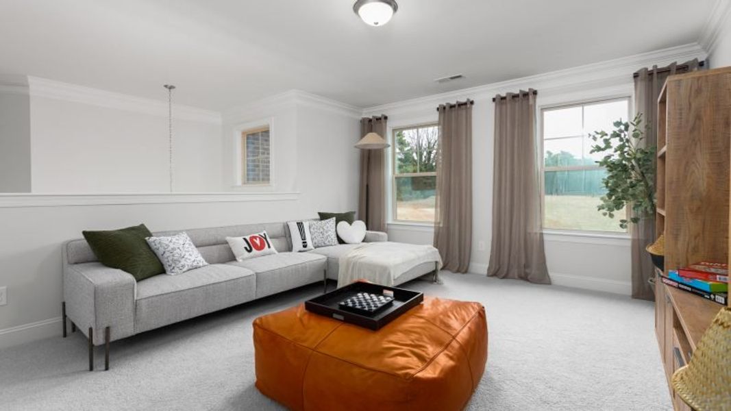 Furnished interior view inside a new home in Preserve at Carriage Cove, Oak Ridge (Image 41).