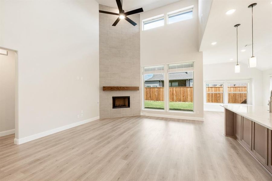 Spacious, unfurnished interior of a new home in Woodstone, Providence Village (Image 20).