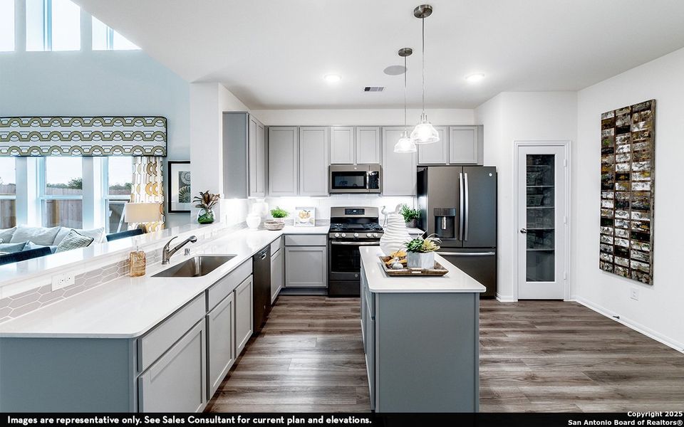 Furnished interior view inside a new home in Hennersby Hollow, San Antonio (Image 12).