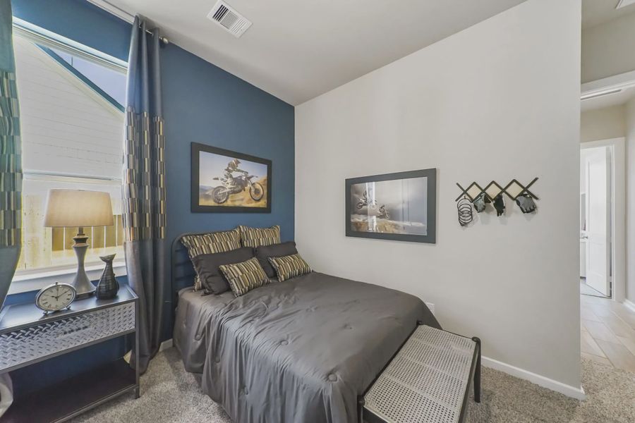 Representative furnished interior of a home built from the Somervell by Chesmar Homes in Meridiana 50's and 60's, Manvel (Image 9).
