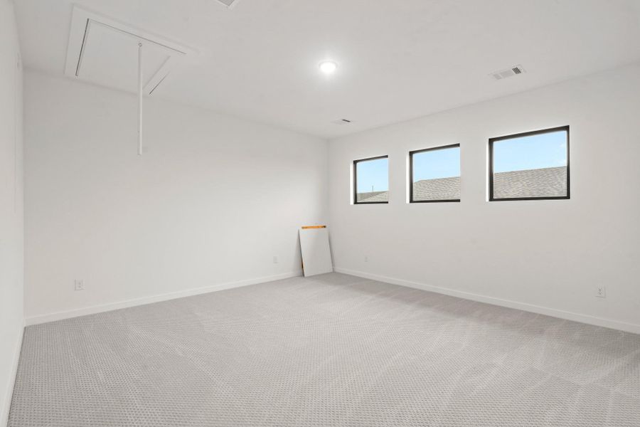 Spacious, unfurnished interior of a new home in Legacy Prairie at Katy Court 60', Katy (Image 15).