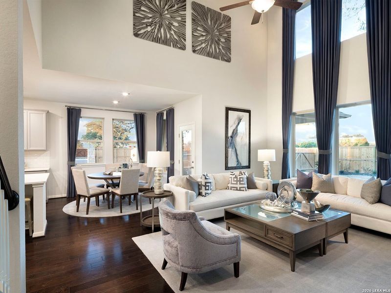 Furnished interior view inside a new home in , San Antonio (Image 10). Furnished interior view inside a new home in , San Antonio (Image 10).