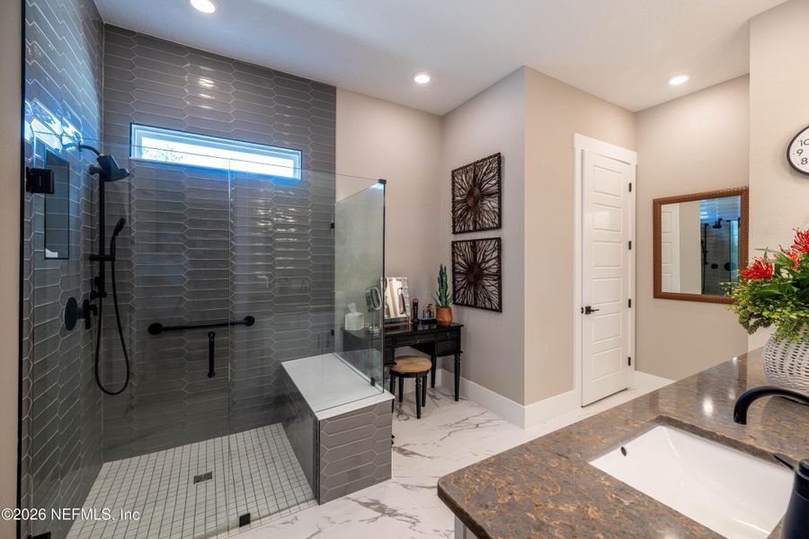 Furnished interior view inside a new home in , St. Johns (Image 68).