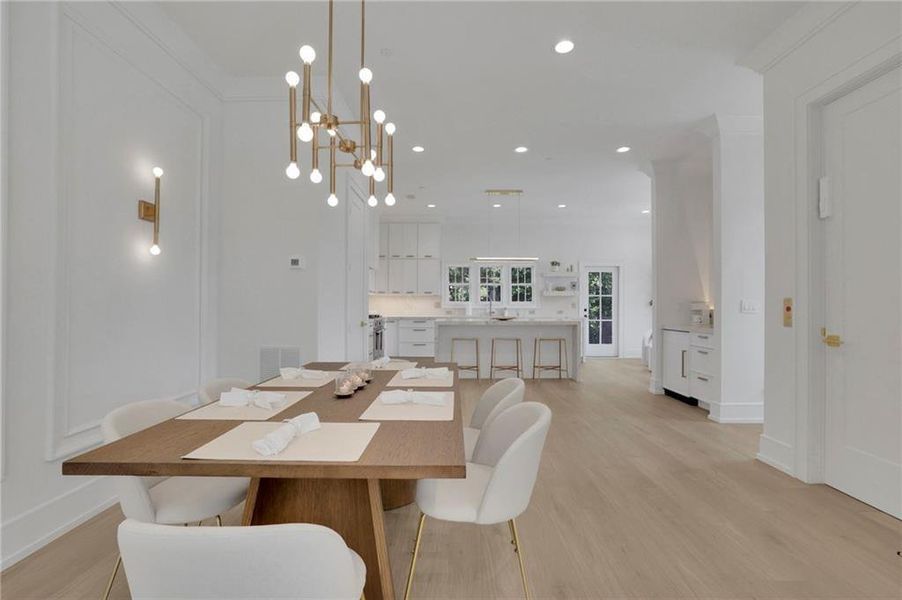 Furnished interior view inside a new home in , Sugar Hill (Image 15).