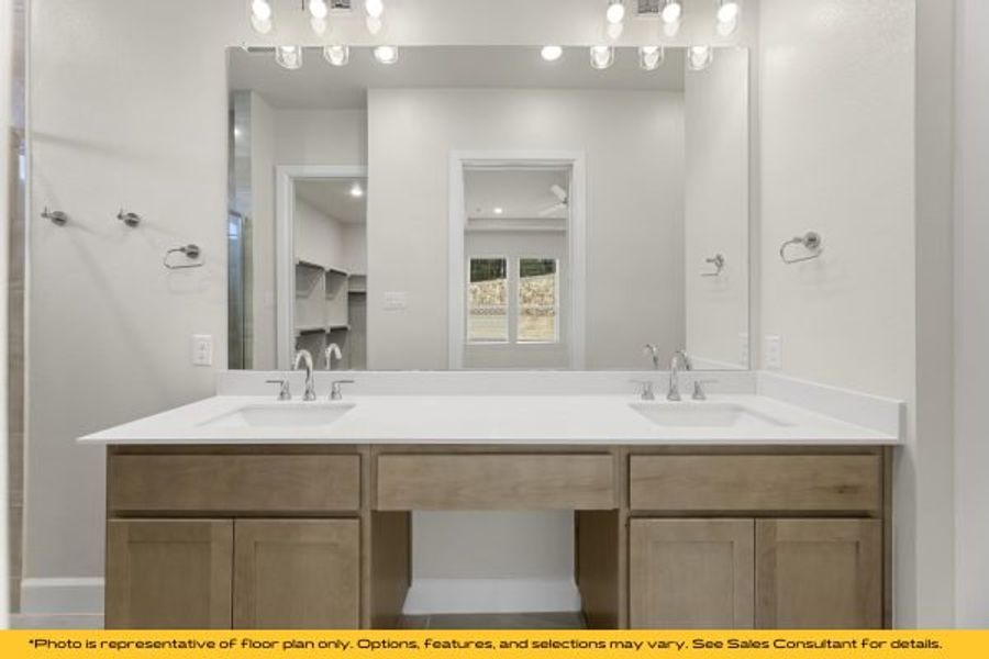 Representative furnished interior of a home built from the The Catalina by Stonefield Homes in The Highlands, Rockwall (Image 73).