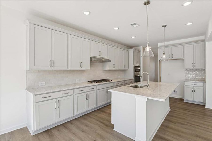 Furnished interior view inside a new home in Arbors at Richland Creek, Buford (Image 9). Furnished interior view inside a new home in Arbors at Richland Creek, Buford (Image 9).