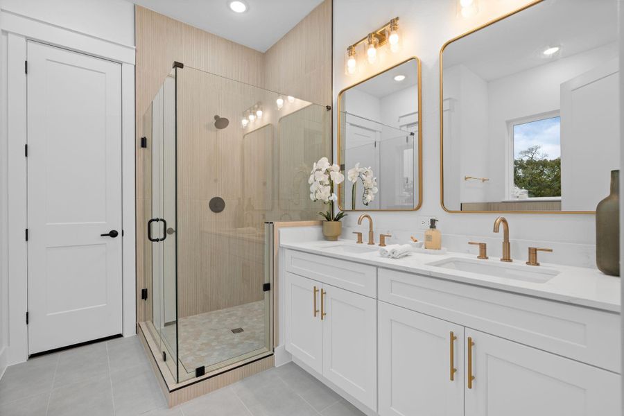 Furnished interior view inside a new home in , Houston (Image 16). Furnished interior view inside a new home in , Houston (Image 16).