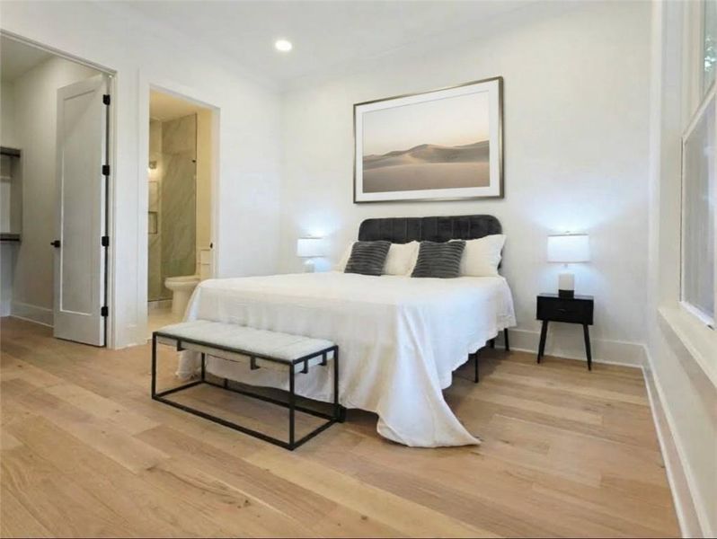 Furnished interior view inside a new home in , Atlanta (Image 6).