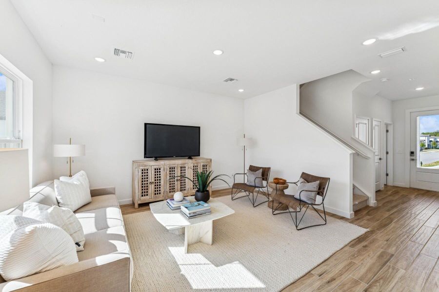 Furnished interior view inside a new home in , Fort Pierce (Image 8).