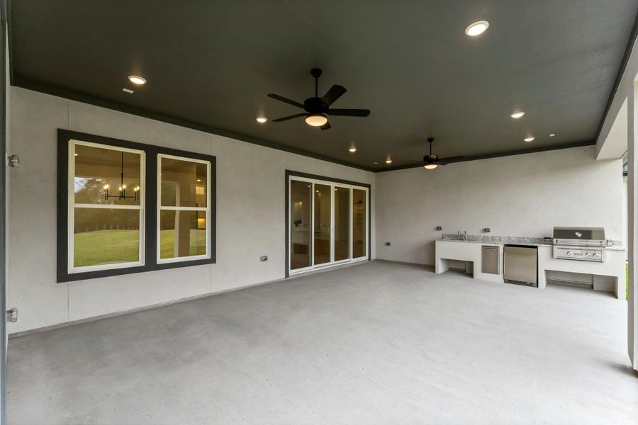 Exterior details and patio area of a home in , Spring (Image 26). Exterior details and patio area of a home in , Spring (Image 26).