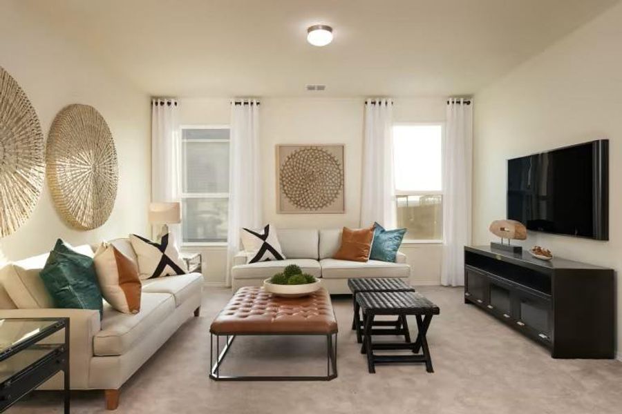 MODEL HOME images may NOT be consistent with the finished product.